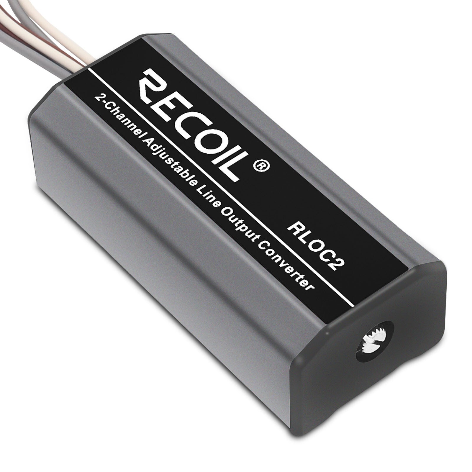 Recoil RLOC2 Two Channel Speaker Cable to RCA adjustable Line Output Converter