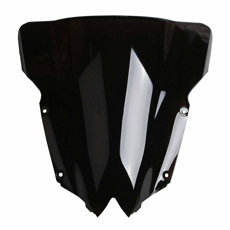 Black Windscreen Windshield Fit For Yamaha YZF R6 2008-2016 2009 2010 2011 2012