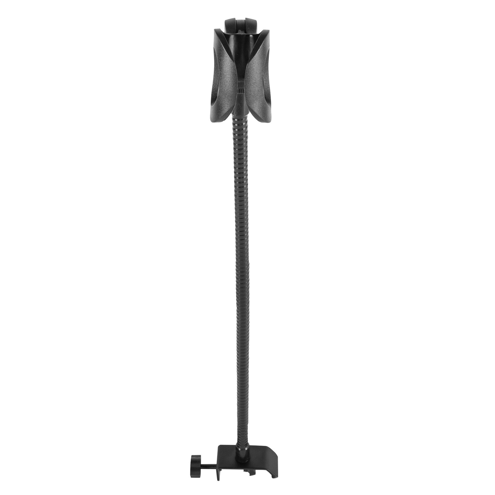 Adjustable Microphone Stand Black with Desk Clamp for Radio Broadcasting