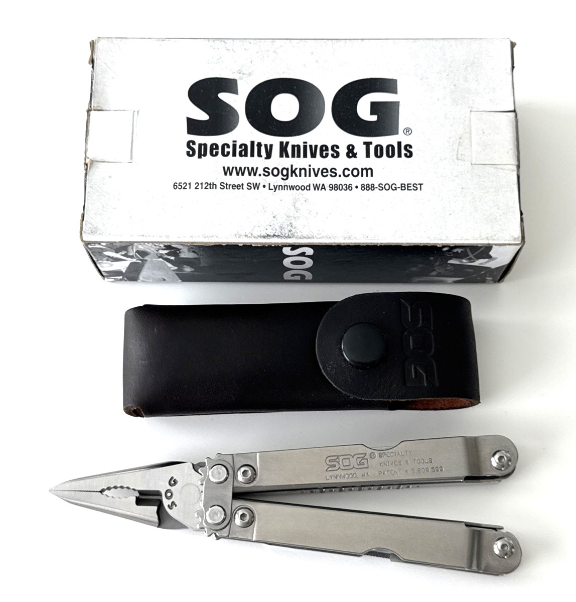 SOG PowerPlier Multi-Tool Leather Sheath