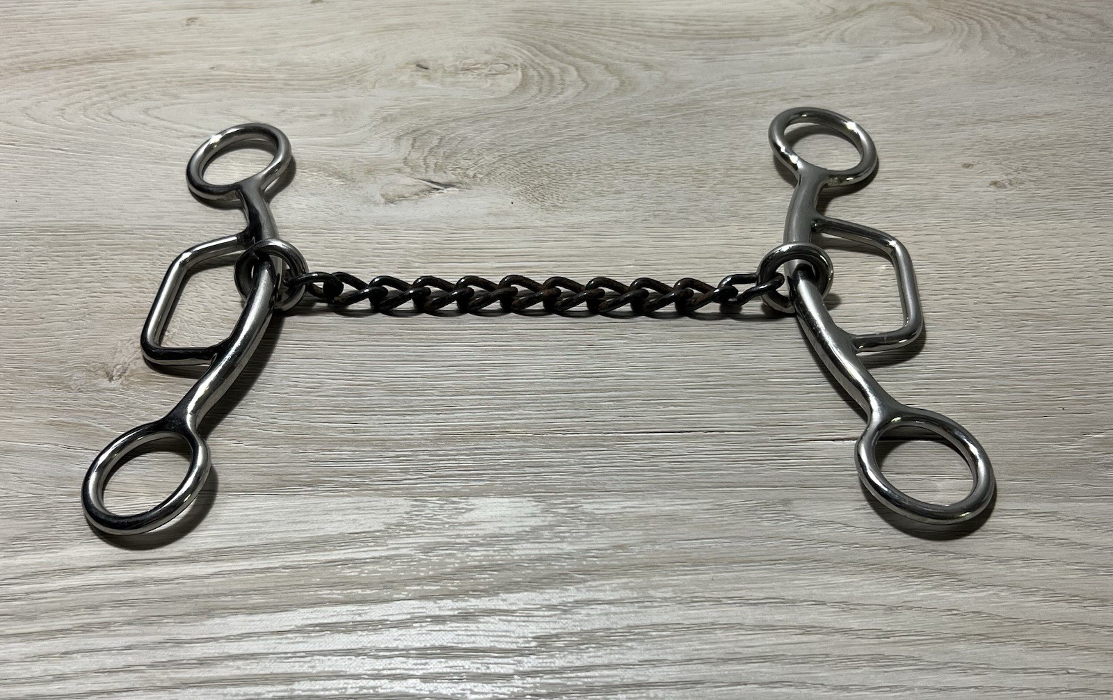 5.5” Coronet Gag Sweet Iron Chain Mouth Western Barrel Racing Horse Bit Tack