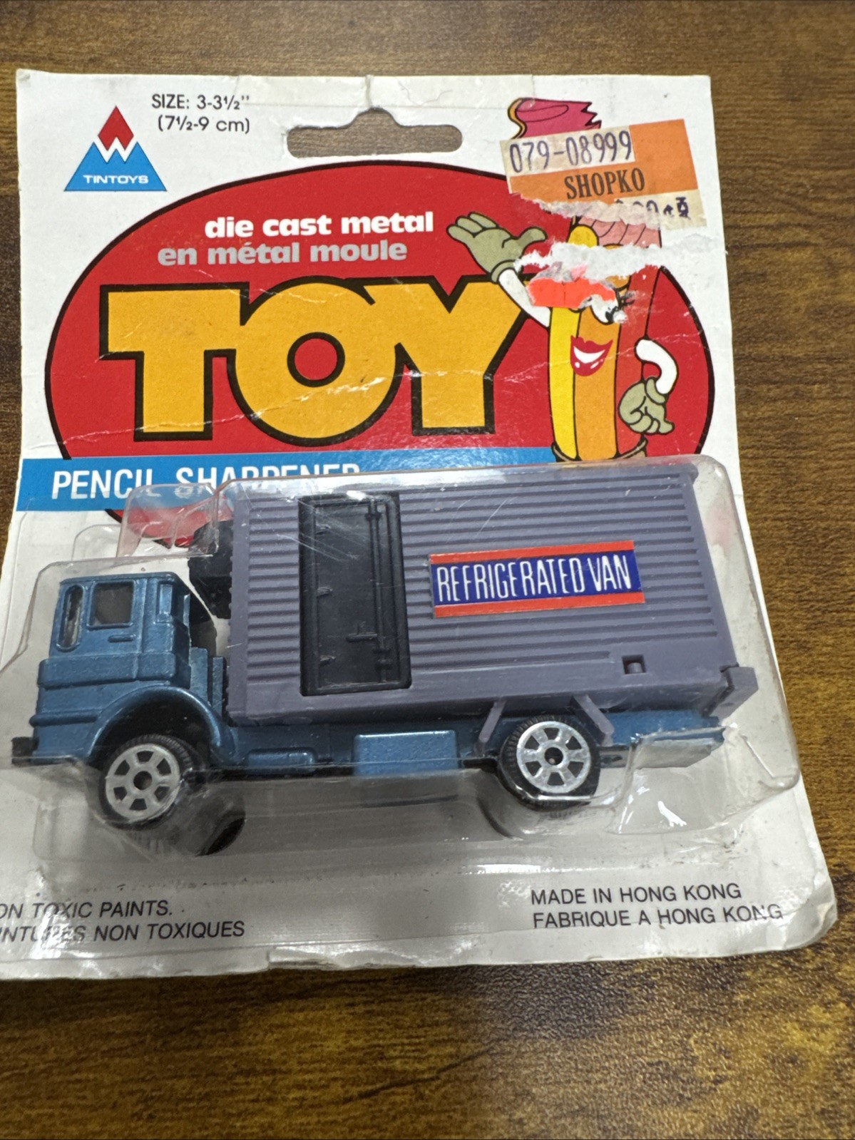 Toy Die Cast Refrigerated Van Pencil Sharpener