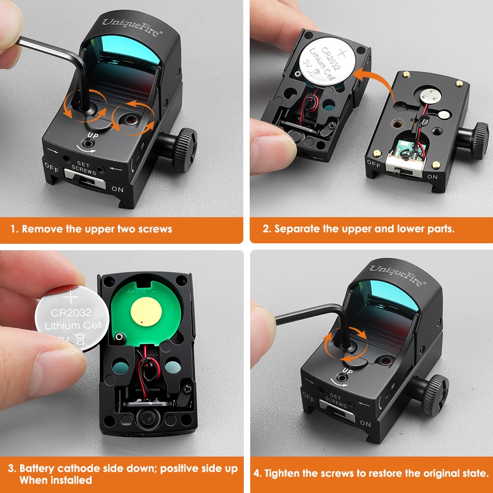 Red Dot Sight Compact 20mm Rail Scope Mount Optical Rifle Scope Fit AirSoft