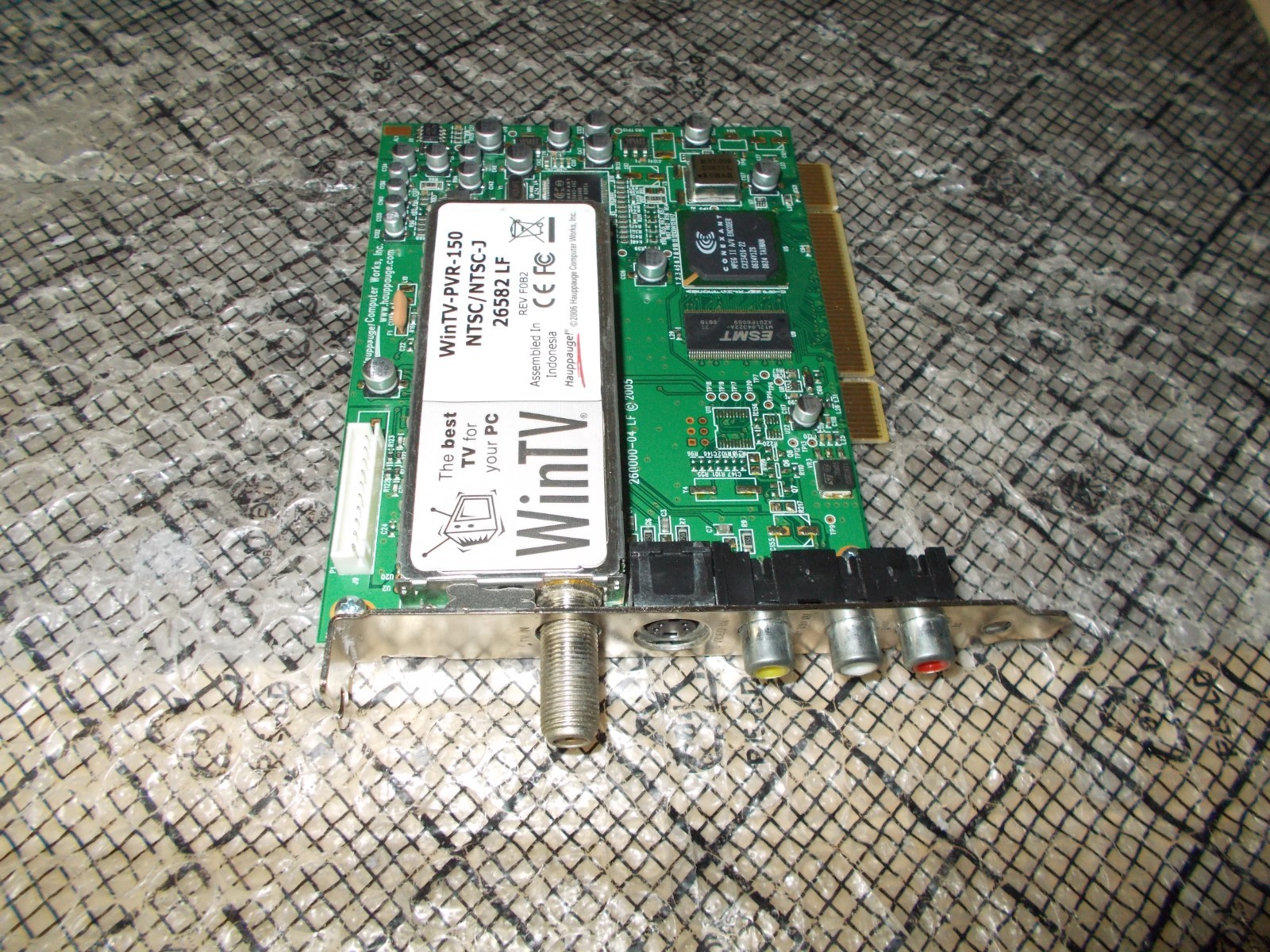Hauppauge WinTV PVR-150 26582 LF REV F0B2 PCI TV Tuner Card