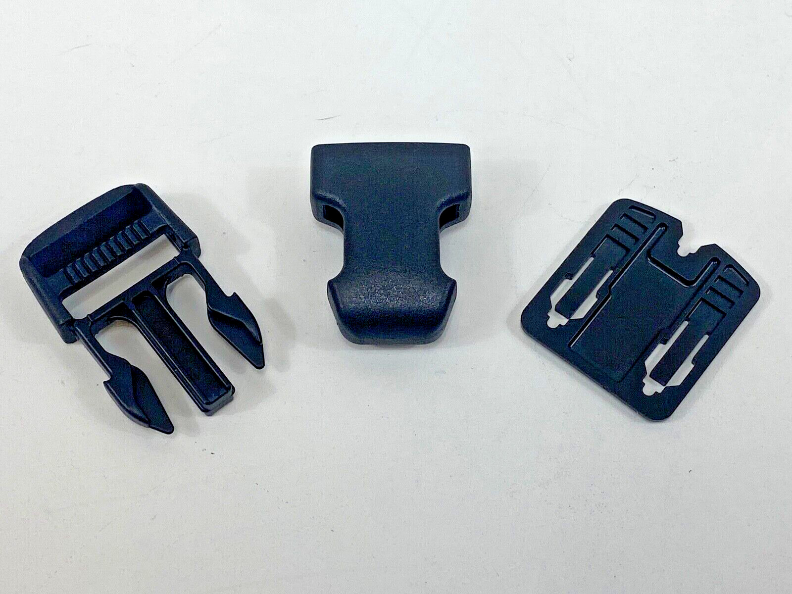 1" Side Release Surface Mount Surmount Military Pouch Replacement Buckle BLACK