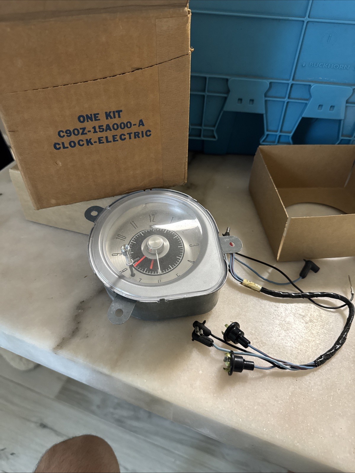 NOS 1969 FORD TORINO COBRA CLOCK C9OZ-15A000-A