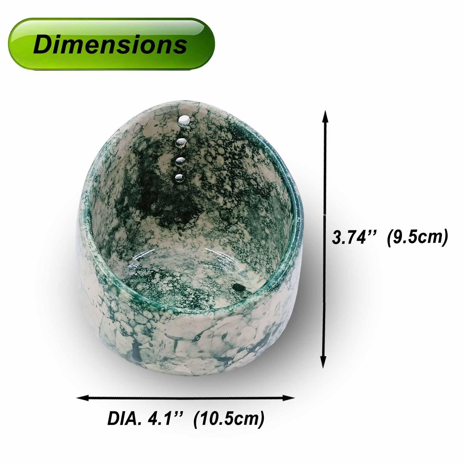 Pottery Herb Stripper Bowl Multi Size Holes Ceramic Stripping Tool Decorative...
