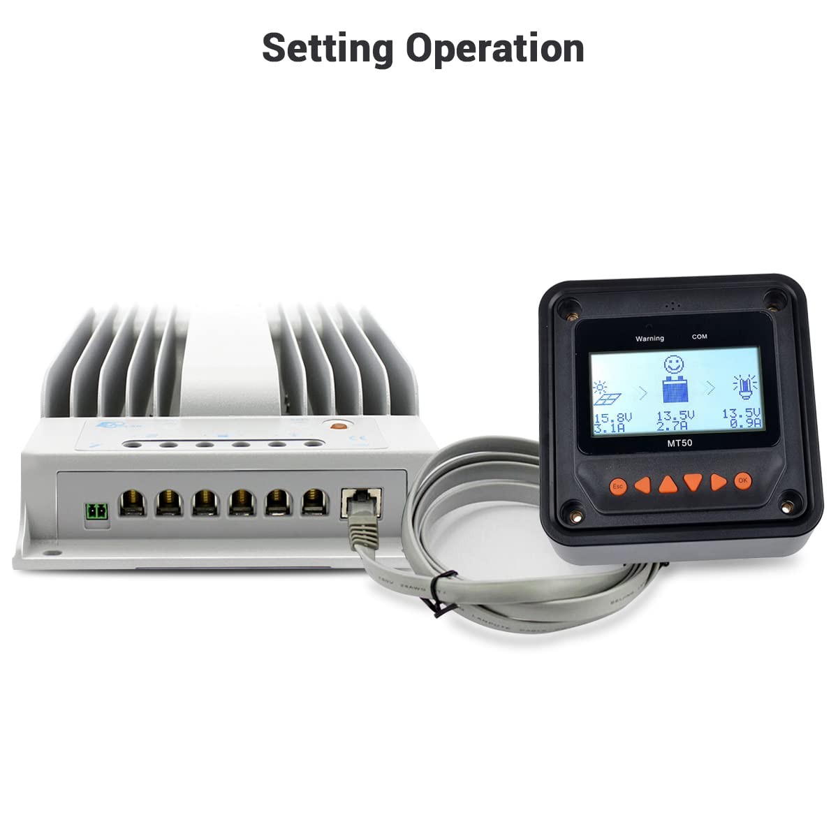 Epever Mppt Solar Charge Controller 30A 12V/24V Auto Solar Panel Charge