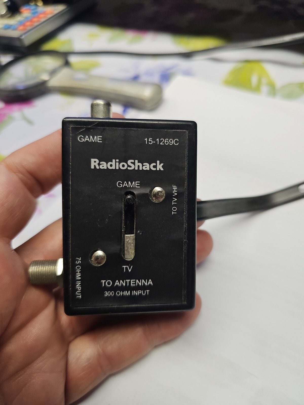 Vtg Radioshack Rf Game/Tv Adapter !!!