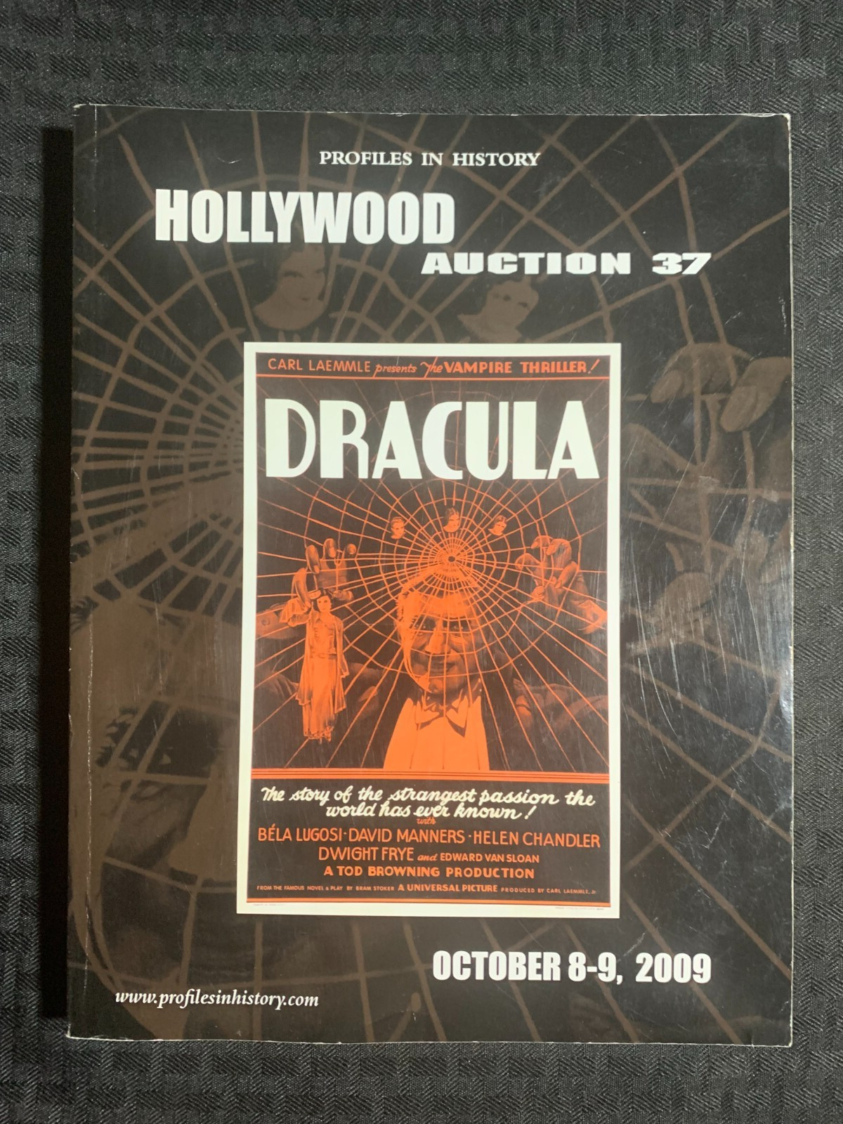 2009 Oct 8-9 PROFILES IN HISTORY Hollywood Auction 376pg Catalog FN+ 6.5 Dracula