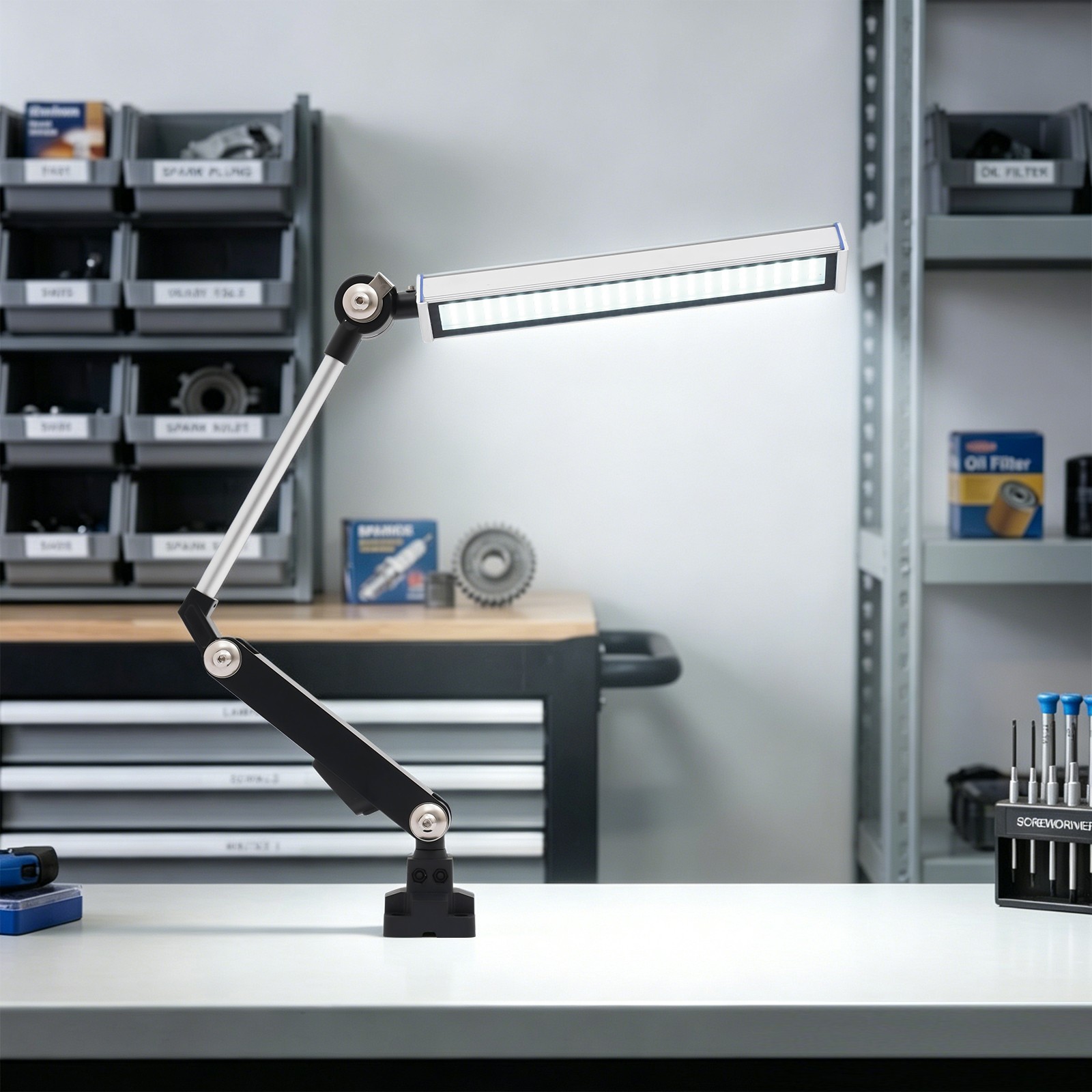 LED Machine Work Light,16W LED Rotatable Work Light for CNC Lathe Drill Table