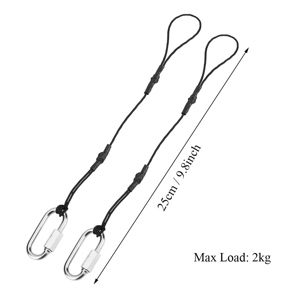 Universal Durable Camera Strap Safety Rope Tether With Clip Hook For DSLR