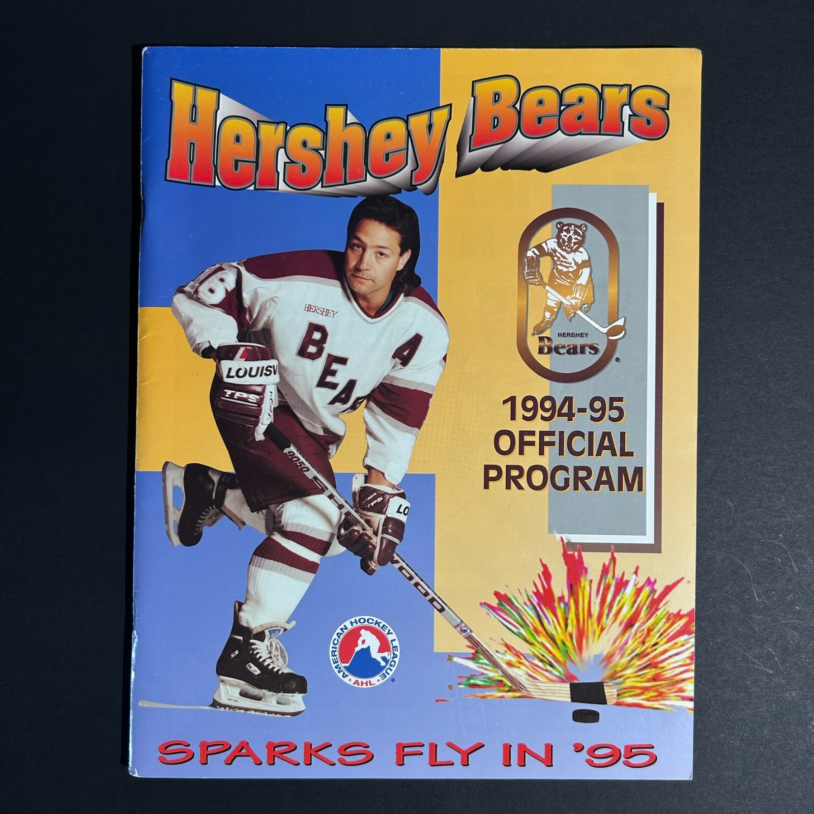 1994–95 Hershey Bears Official Program 🐻 AHL Hockey Vintage PA Ice Arena Collec