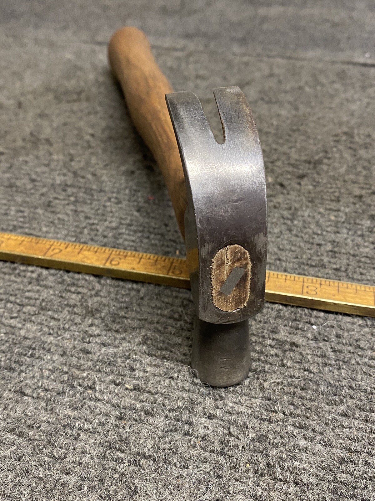 Vintage 7 Oz English Pattern Curved Claw Hammer Unbranded