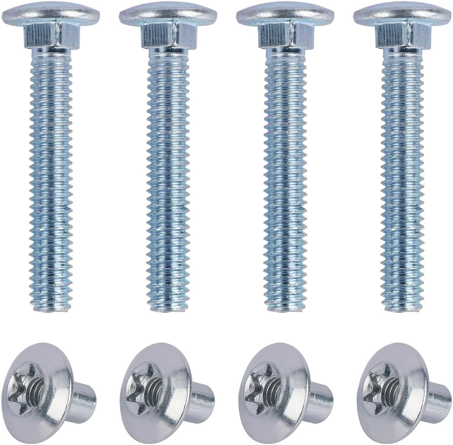 Fuoequl Trailer Hasp Bolt Kit for Trailer Cam Action Hasp (Trailer Hasp Bolt)