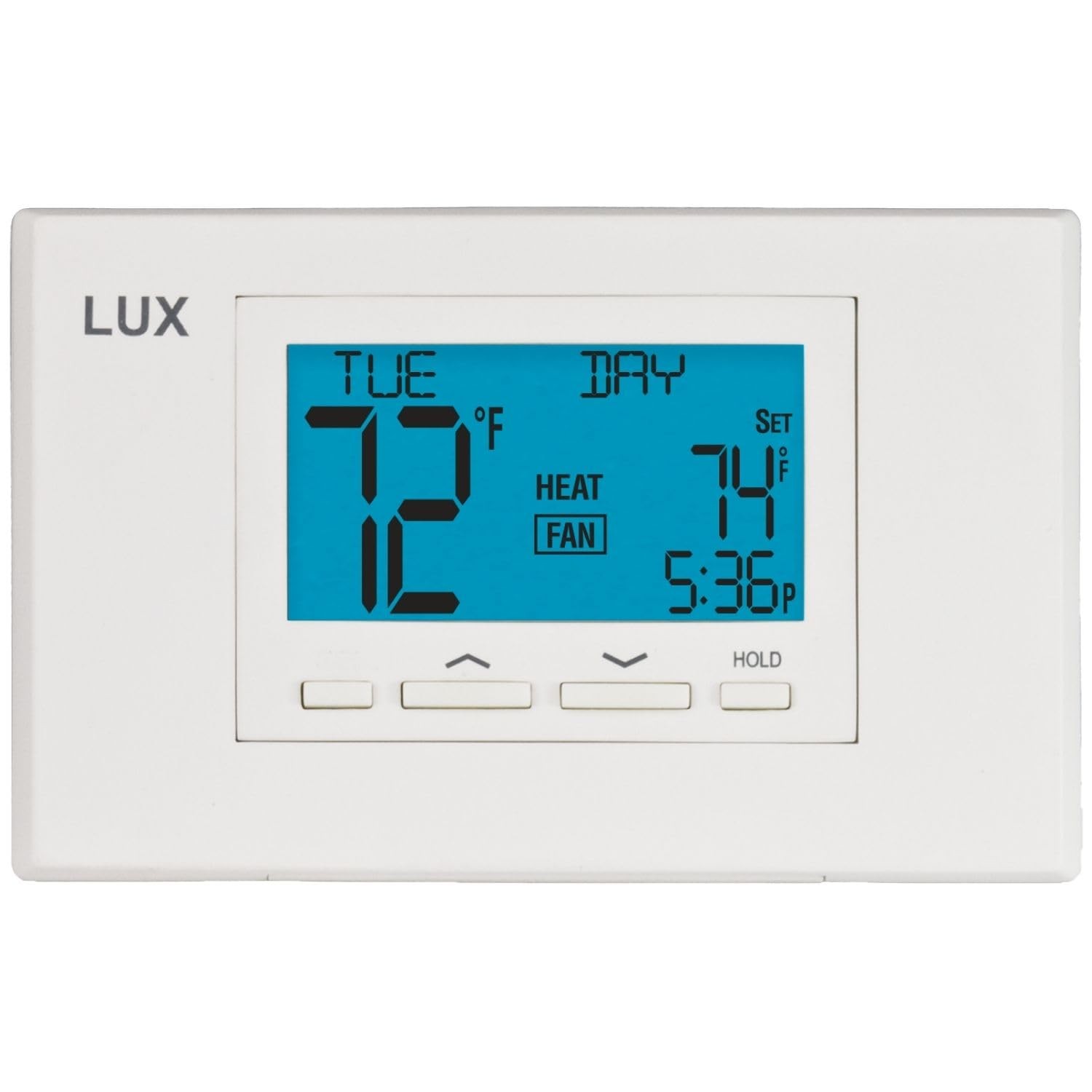 Programmable 7 Day Thermostat 2 Heat 2 Cool Digital Backlit Energy Saving HVAC
