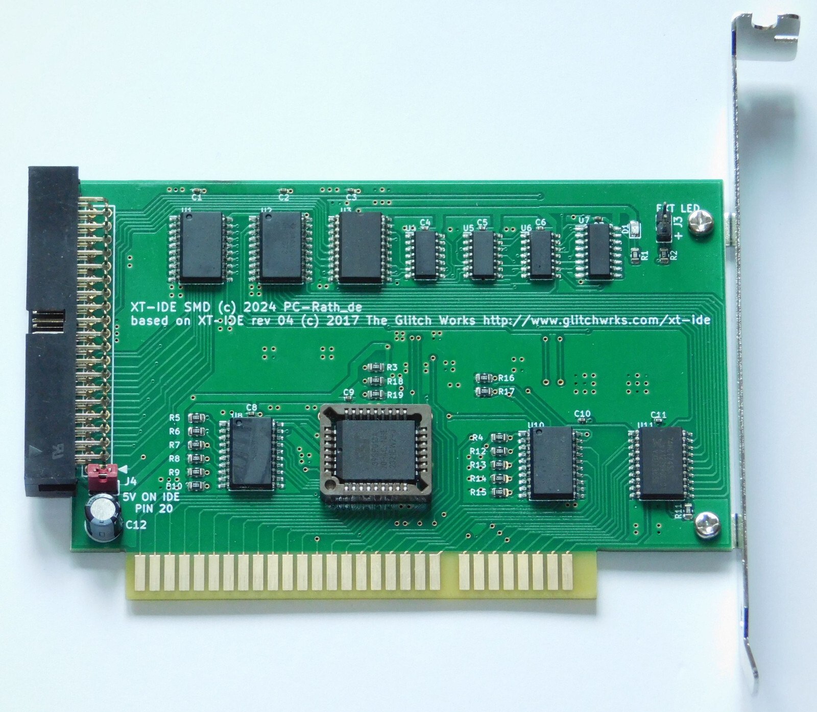 XT IDE Controller Platine Boot BIOS XT-IDE XTIDE HDD Festplatten Controller ISA