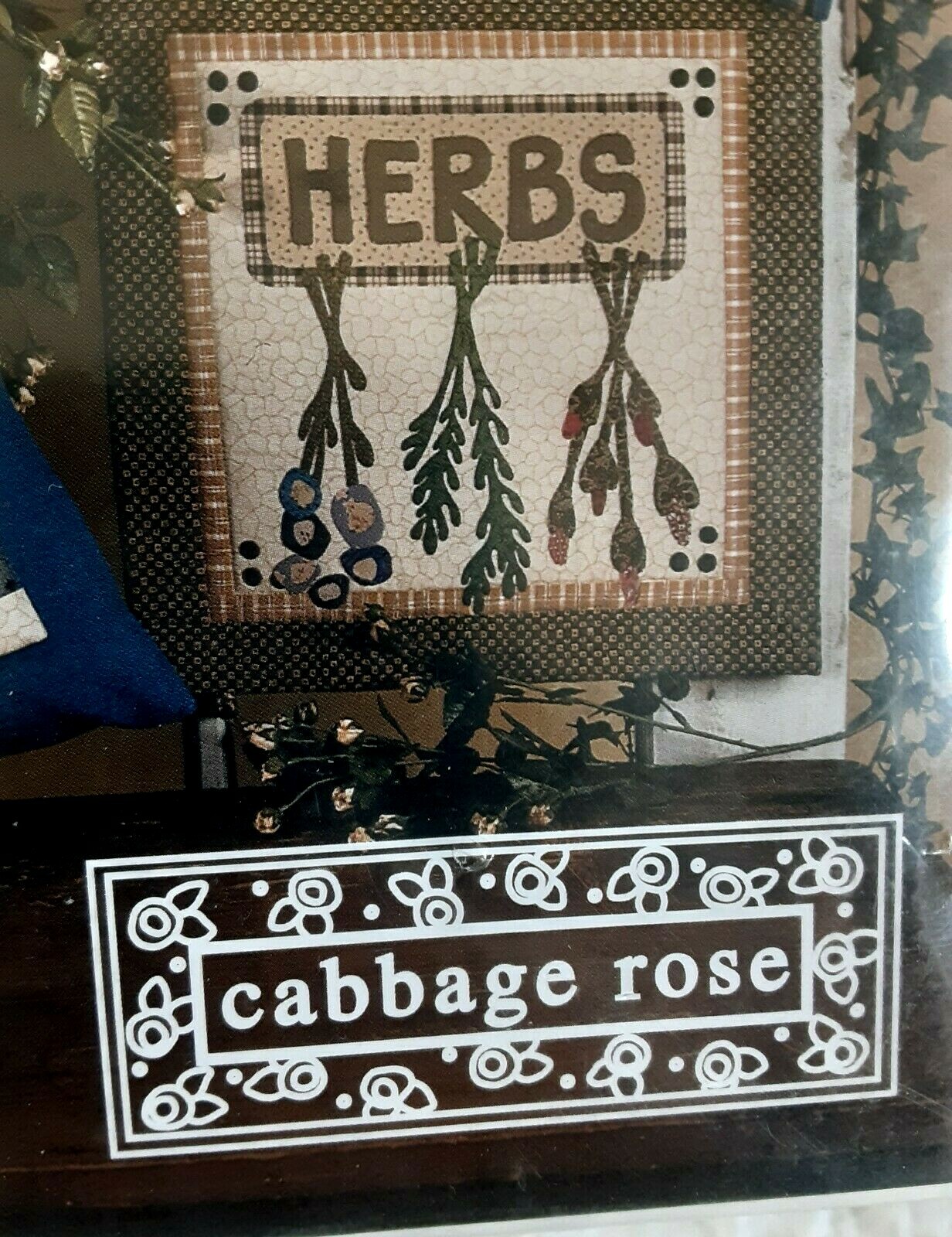 CALENDAR BLOCKS TWO January December 12 Patterns Cabbage Rose Holidays NEW