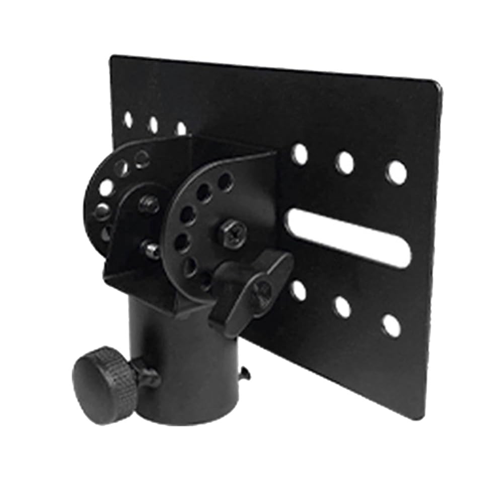 Rotatable 35mm Metal Mount Tripod Pole DJ Speaker Stand Adapter Top Cap Black