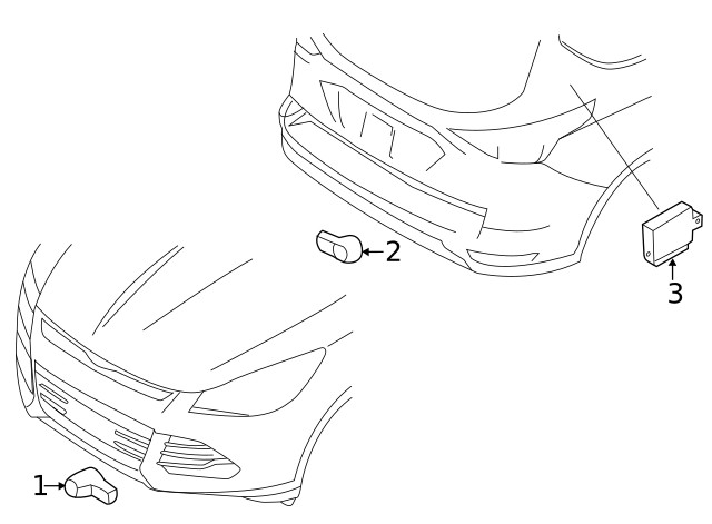 Genuine Ford Module F1EZ-15K866-K