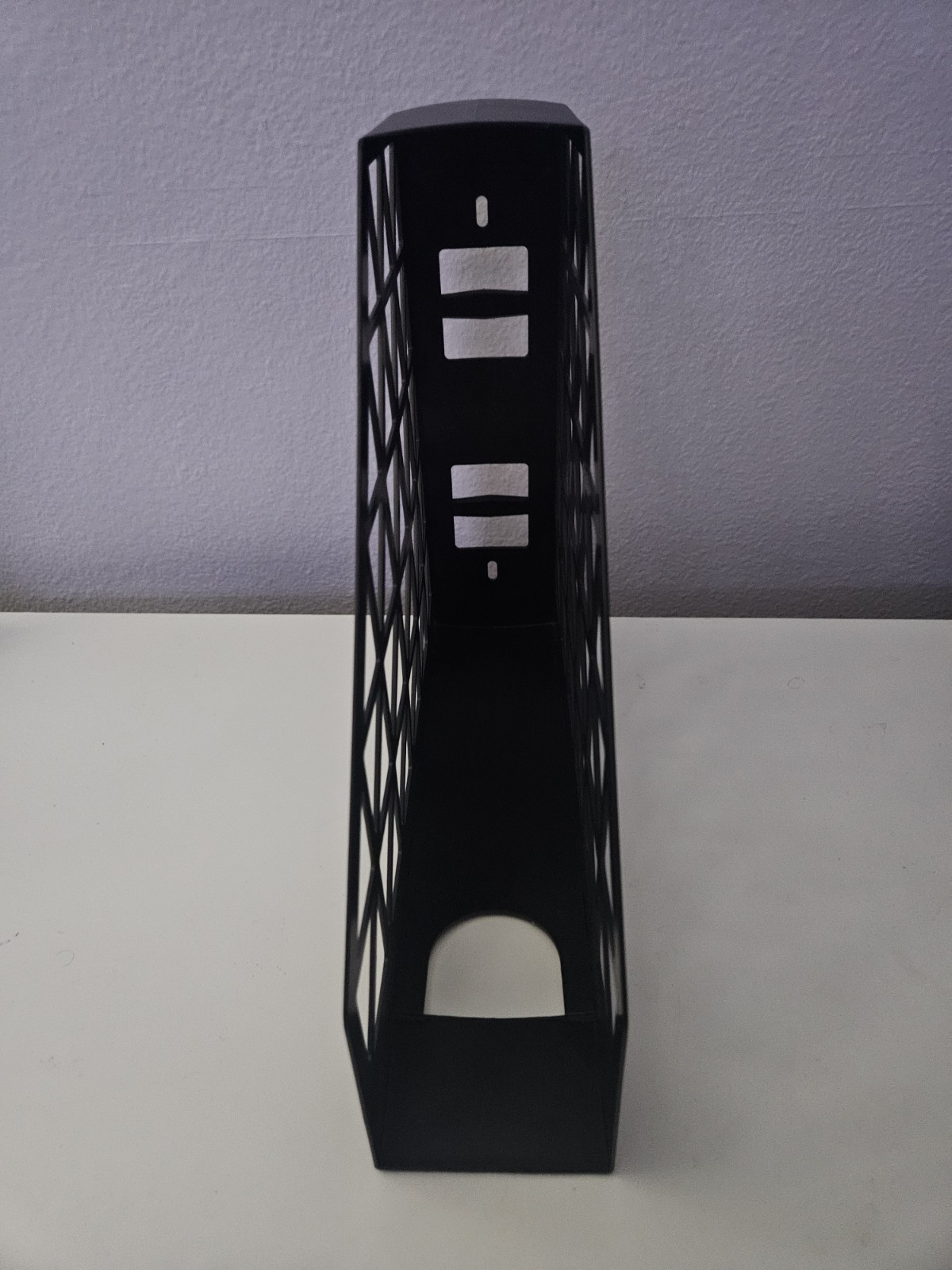 Black Binder And Or Book Holder, Plastic