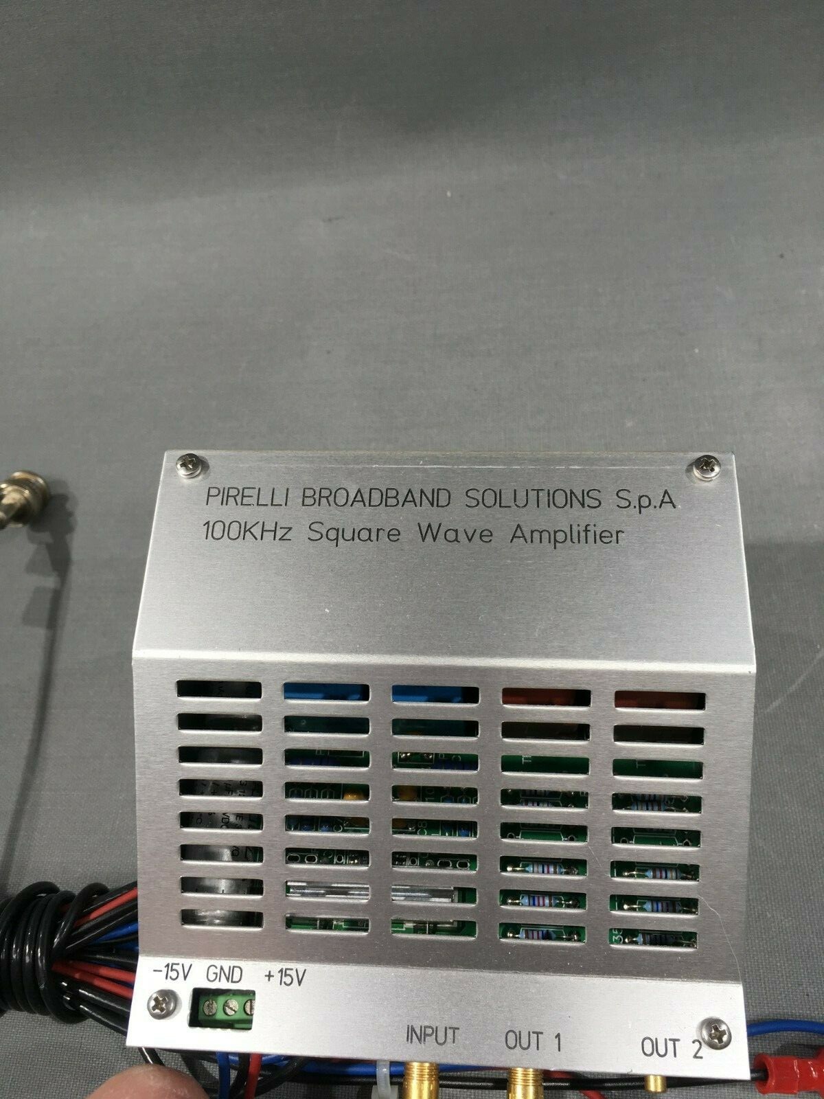 PIRELLI BROADBAND 100HZ SQUARE WAVE AMPLIFIER