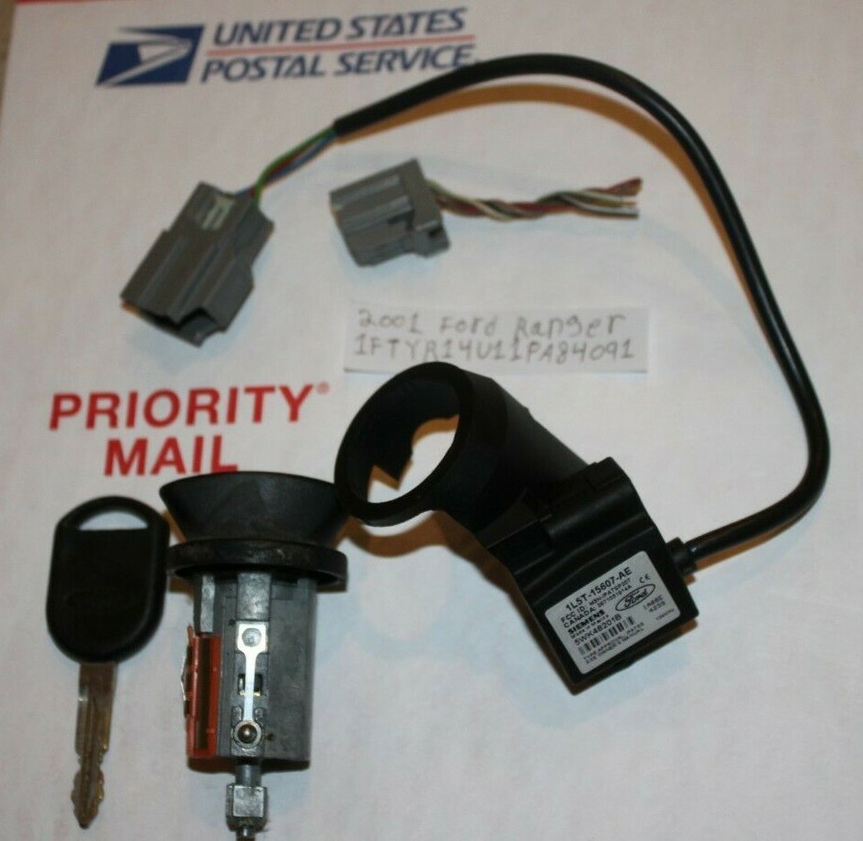 1L5T-15607-AE Ford / Lincoln Ignition Cylinder + Anti Theft Pats transceiver OEM