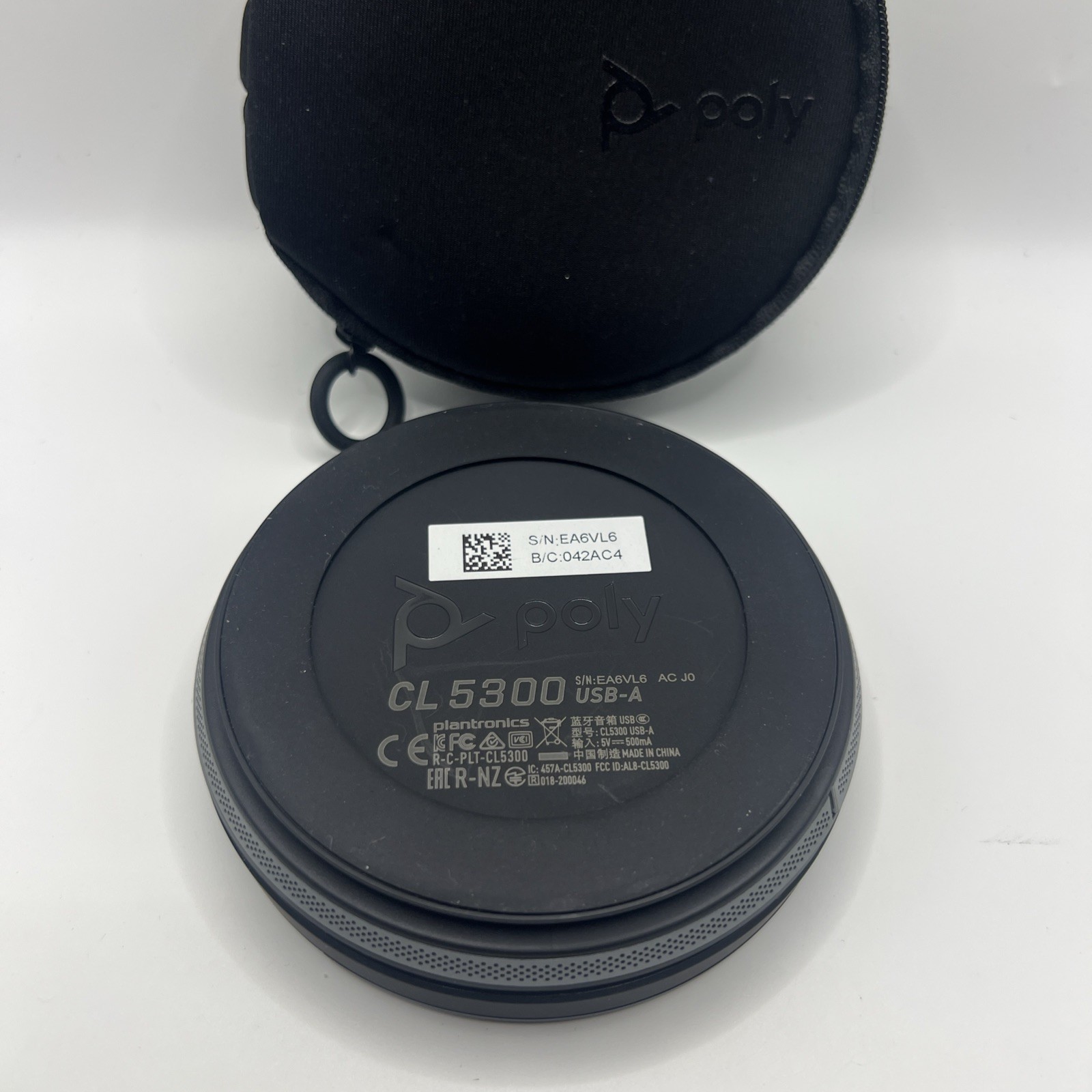 Poly Calisto 5300 215437-01 Bluetooth Speakerphone-Pre owned , No Box. *Tested*