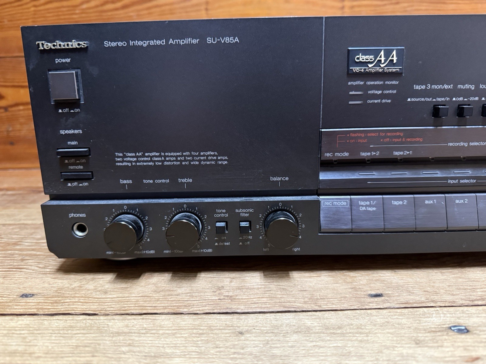 Technics SU-V85A Integrated Amplifier 100W/Chanel