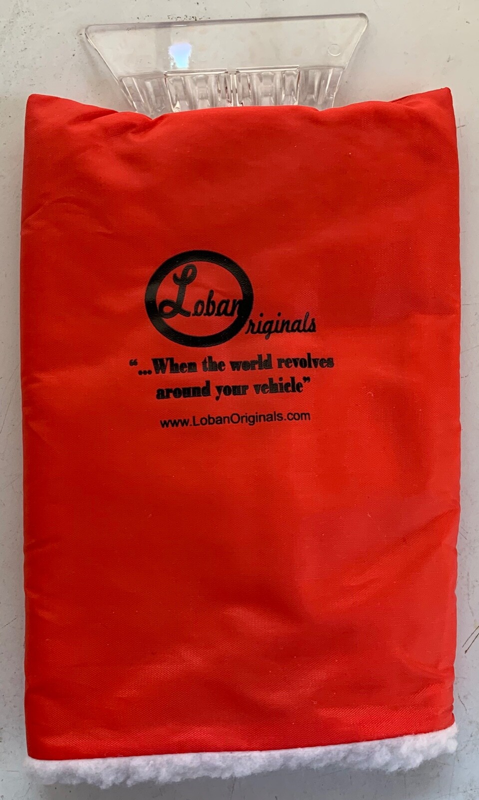 MITTED ICE SCRAPPER - BRAND NEW "FLEECE LINED"