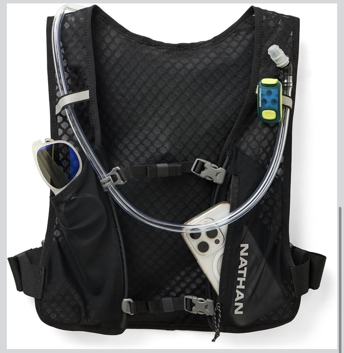 Nathan QuickStart 15L Hydration Pack Lightweight Adjustable Black