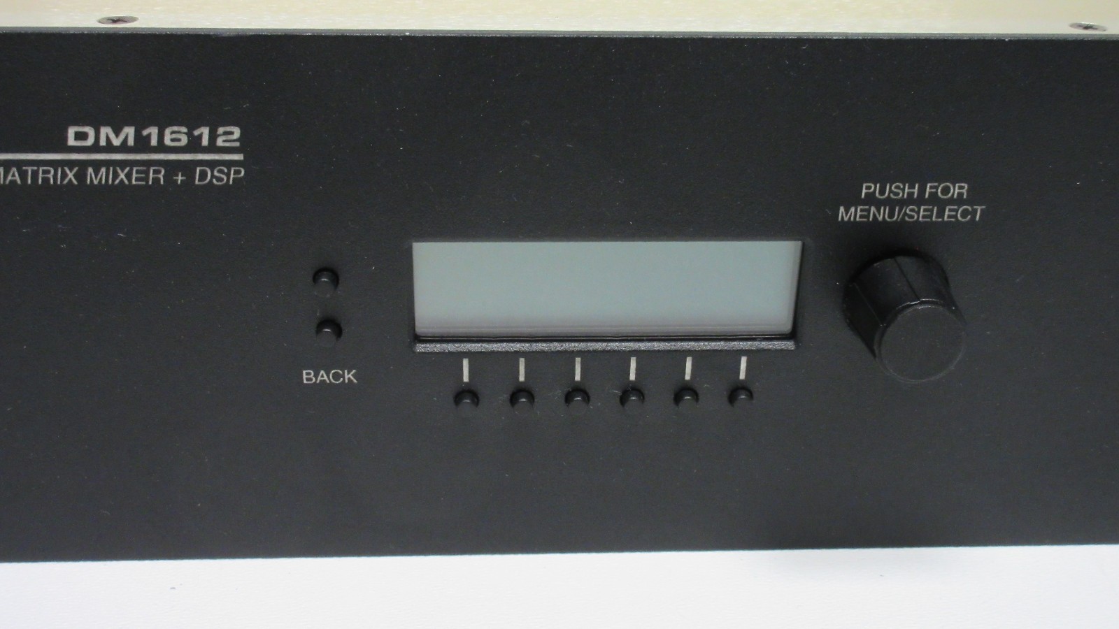Lectrosonics DM1612 DSP Matrix Digital Automatic Mixer, Power ON and Menu VIDEO!