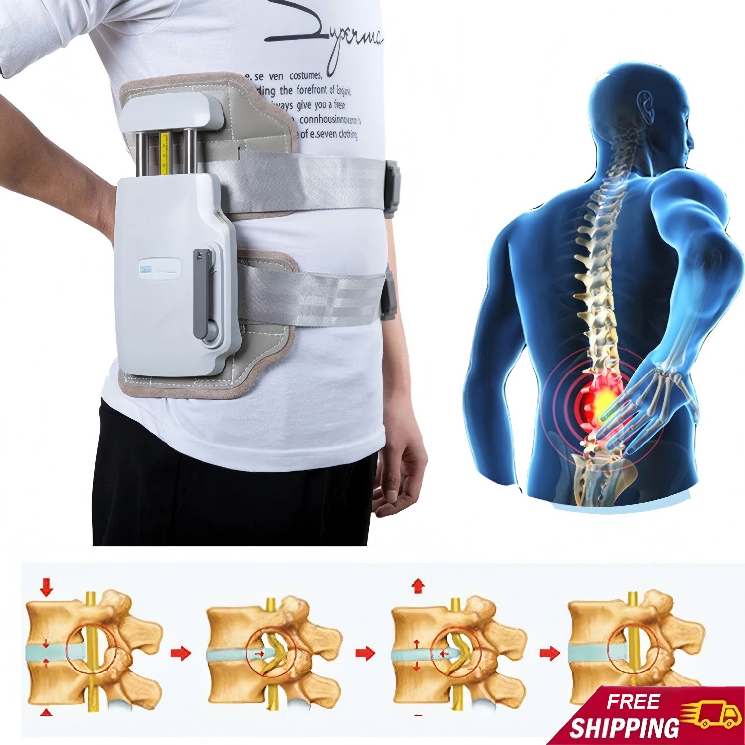 Lumbar Traction Device,Spinal Decompression Devices，Lumbar Decompression Belt