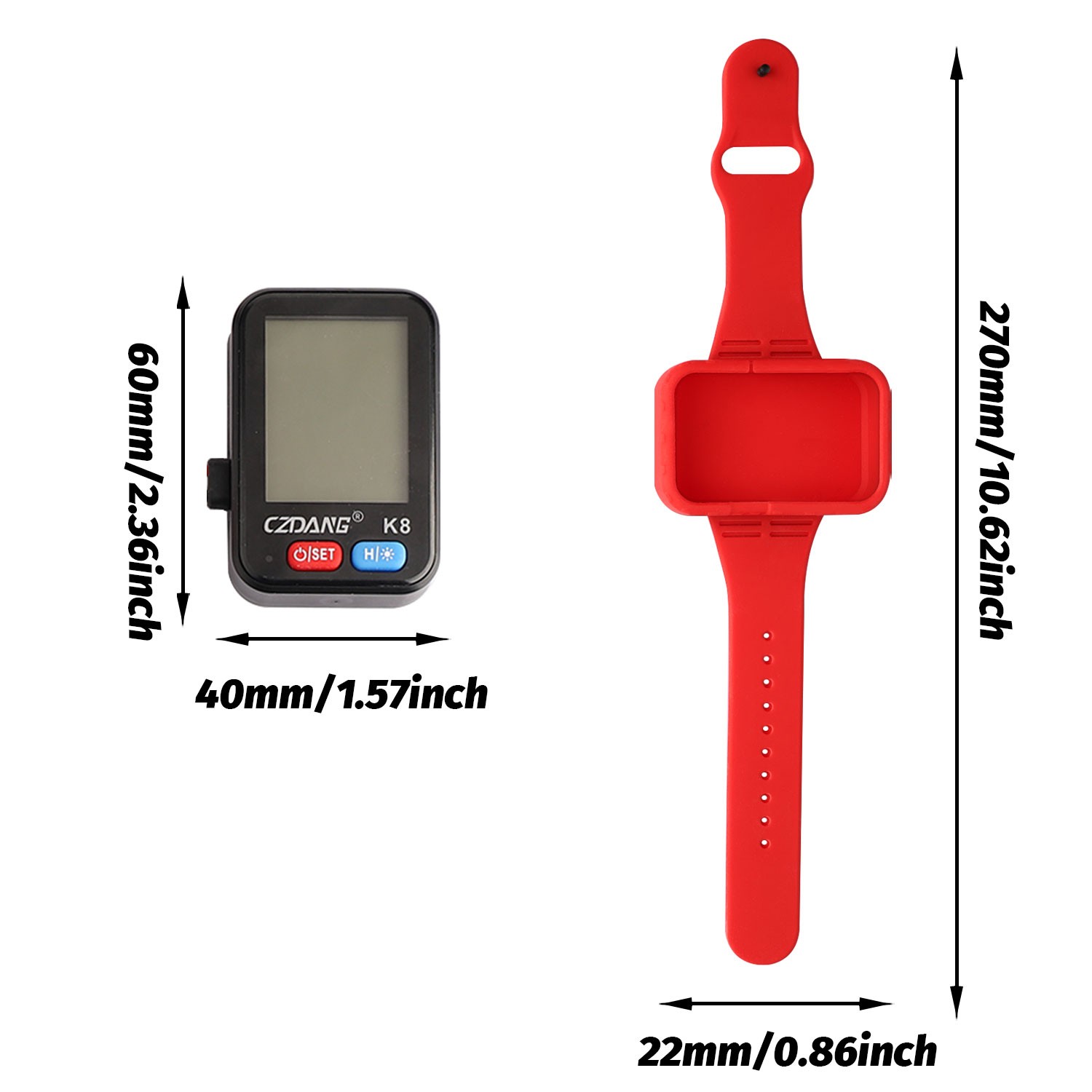 Wristband Digital Multimeter AC DC Voltmeter Ammeter Ohmmeter Volt Tester Meter