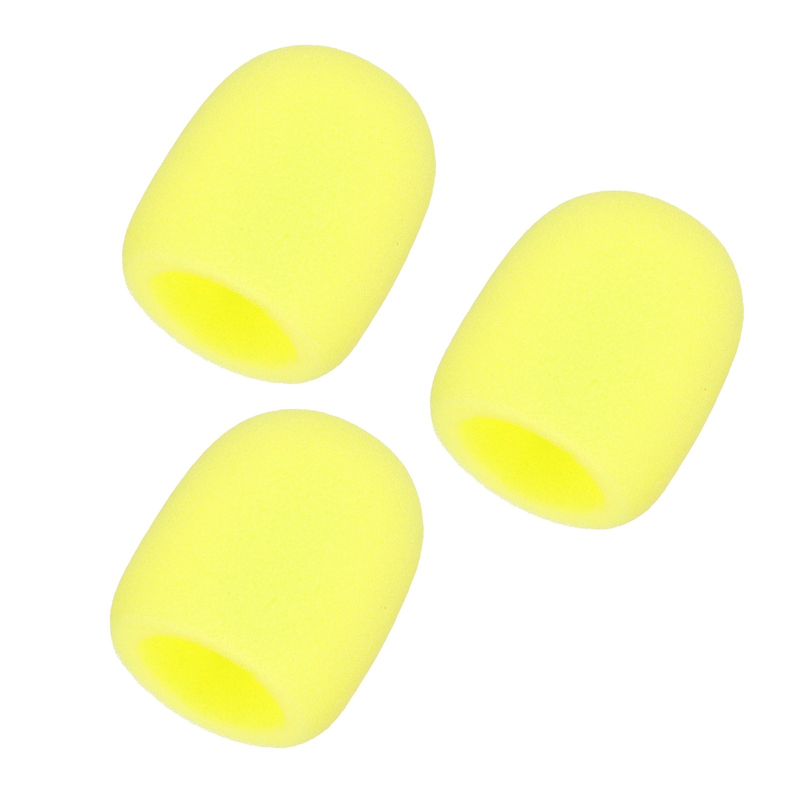 Microphone Cover, Sponge Foam Mic Cover, 3 Pack & 3" & Yellow