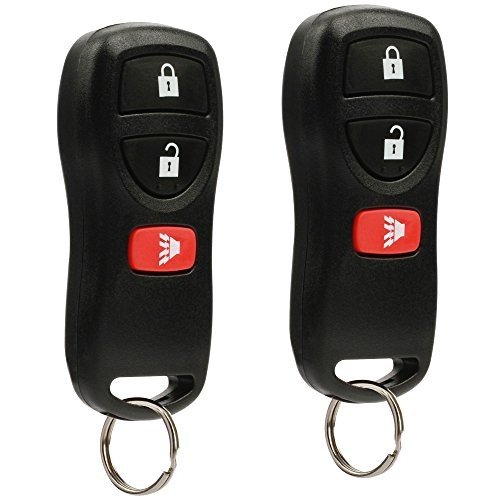 Key Fob Keyless Entry Remote fits Nissan Frontier Armada Murano 2-Pack Black