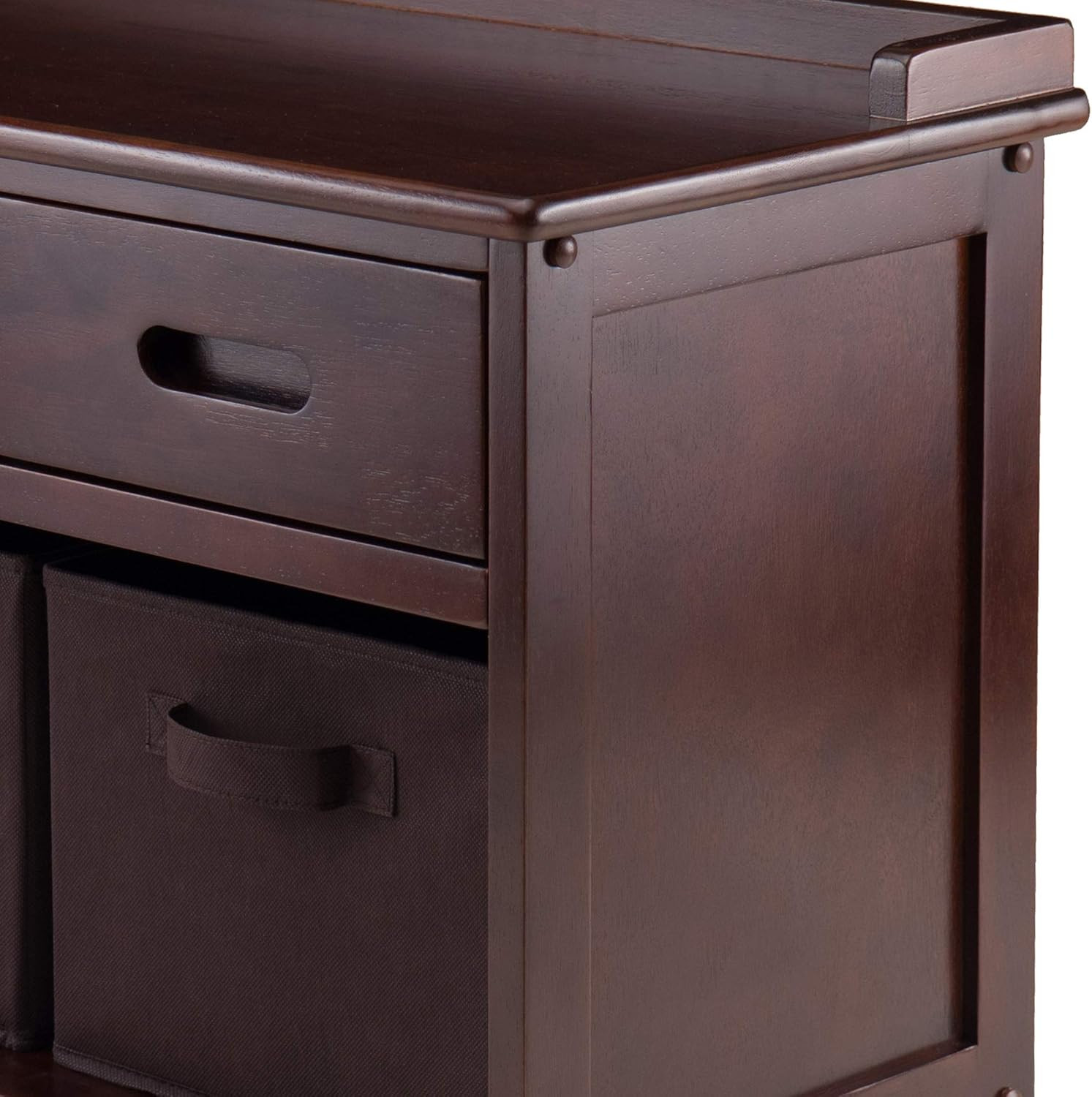 Adriana 4-Pc Set, Storage Bench & 3 Foldable Baskets