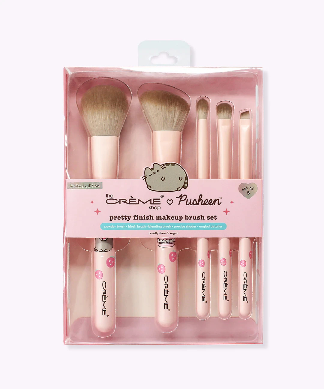 The Creme Shop X Pusheen Pretty Finish Makeup Brush Set **NEW** LIMITED EDITION!