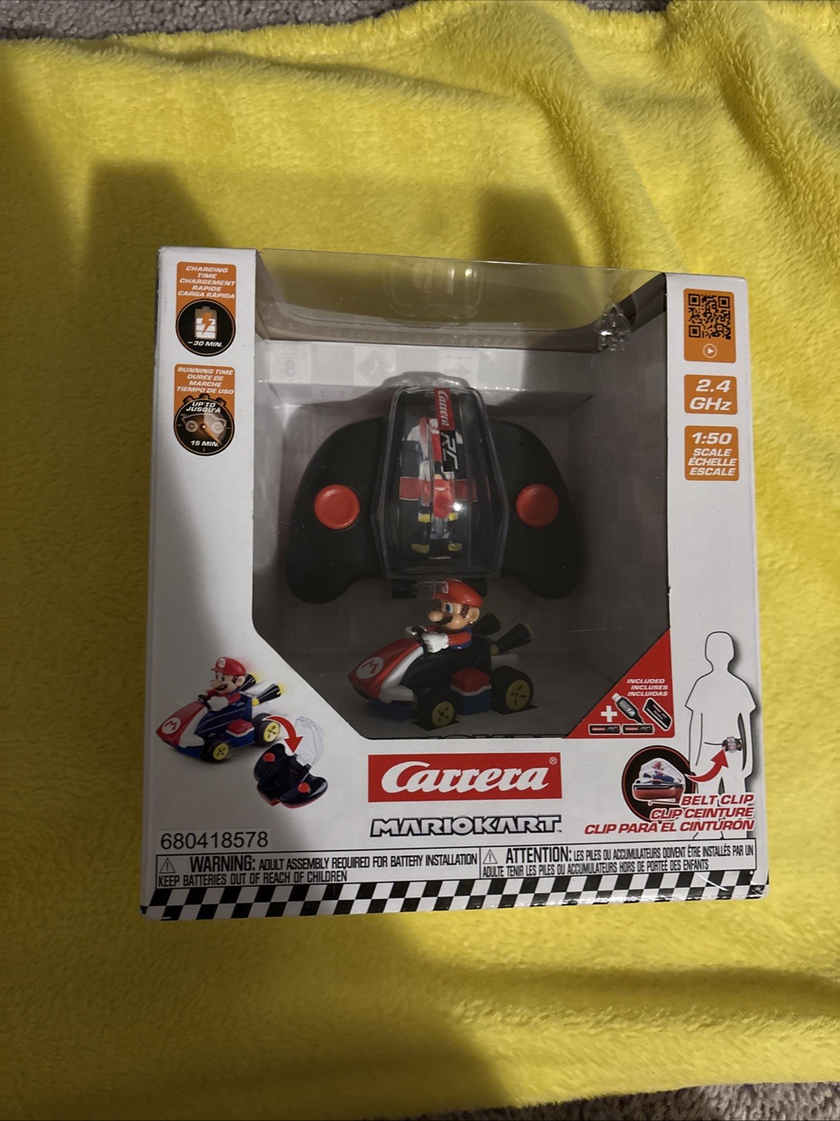 Carrera RC - Mario Kart Mini Mario with Belt Clip New