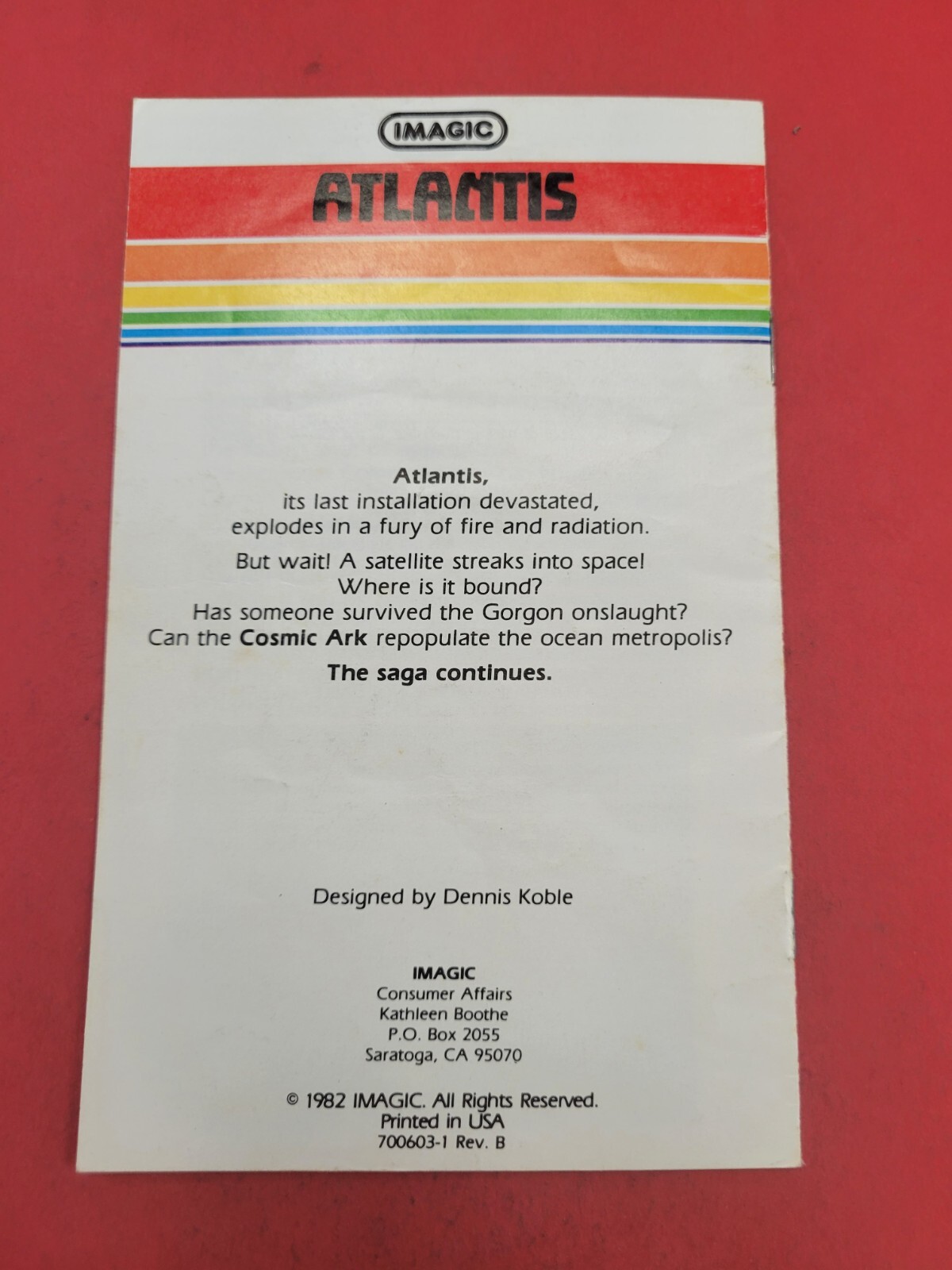 Imagic Manual Atlantis