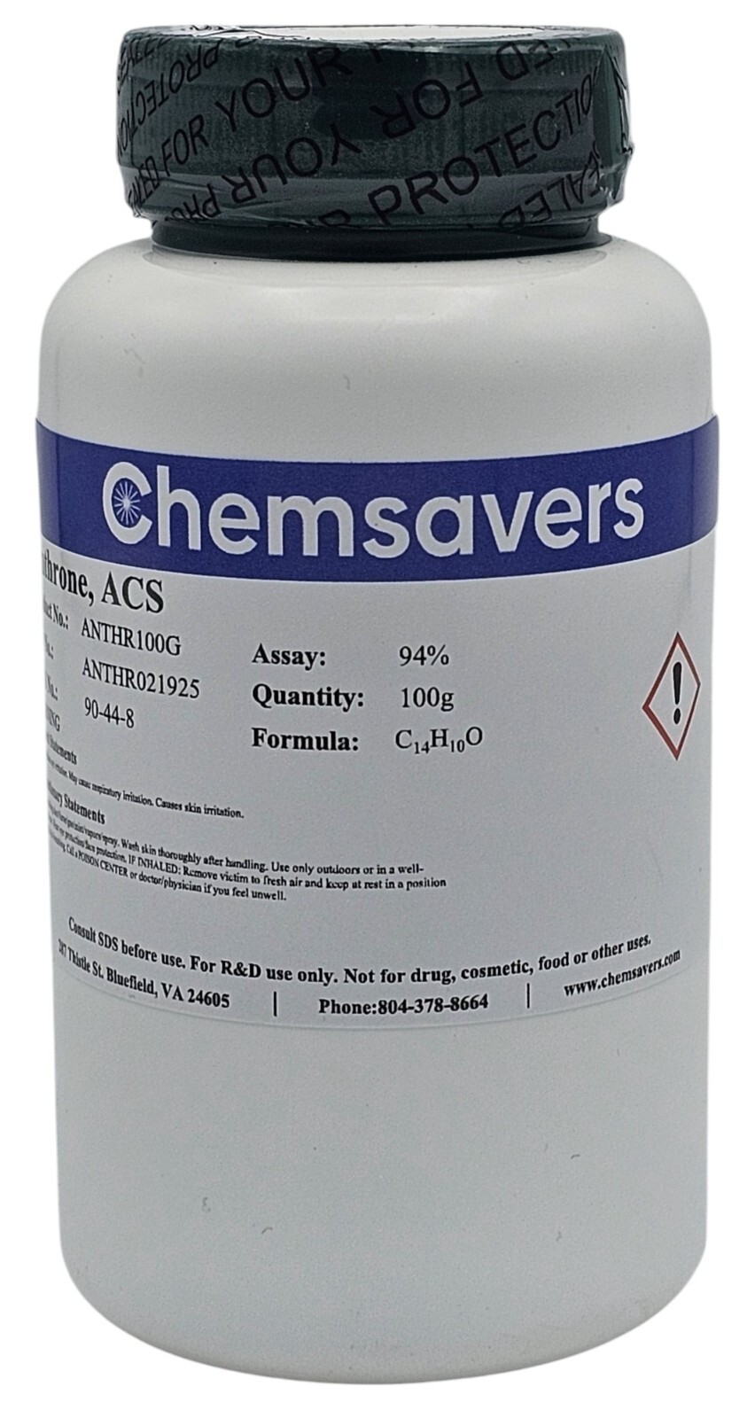 Anthrone, ACS, 94%, 100g
