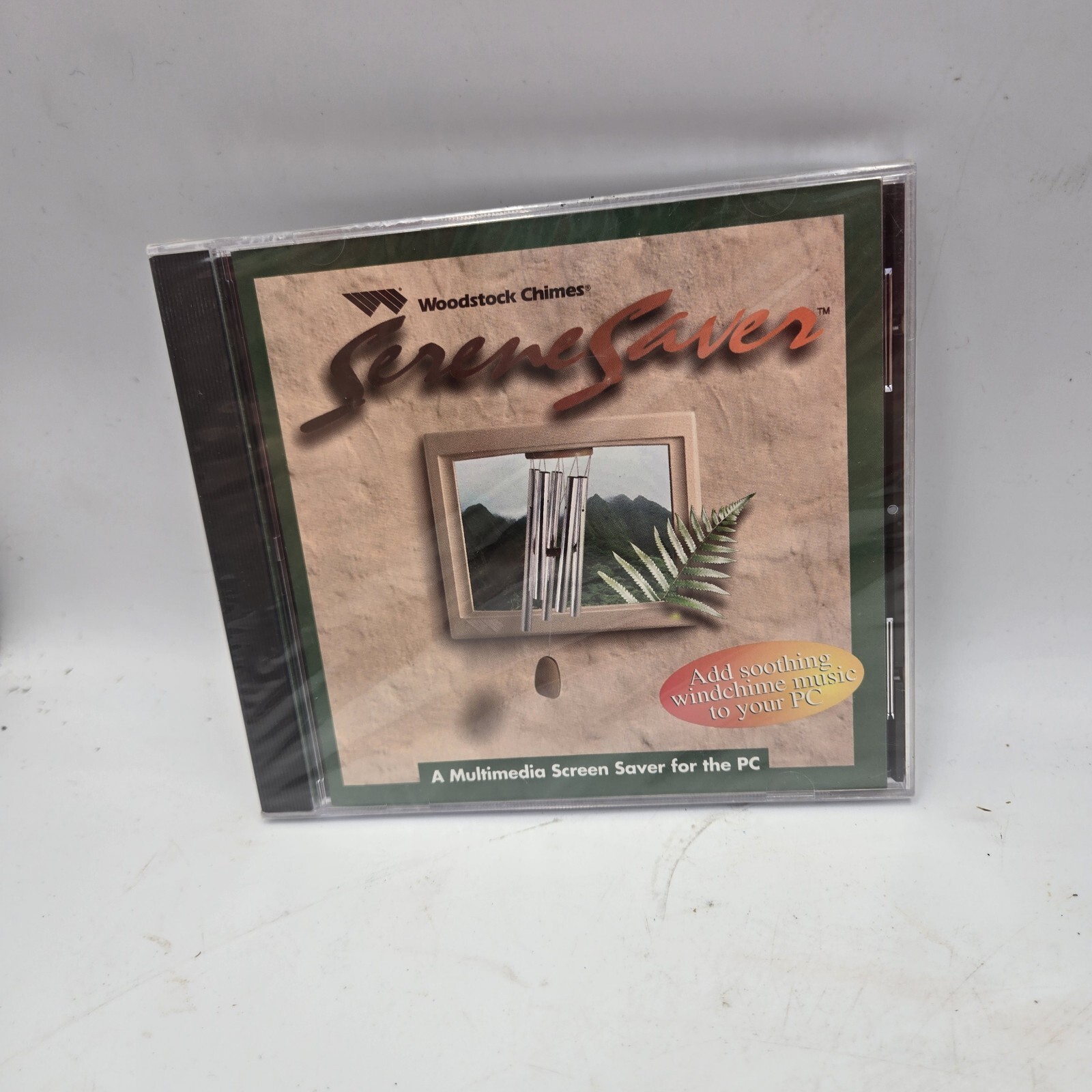 New Woodstock Chimes Serene Saver Screen Saver CD ROM FREE Shipping