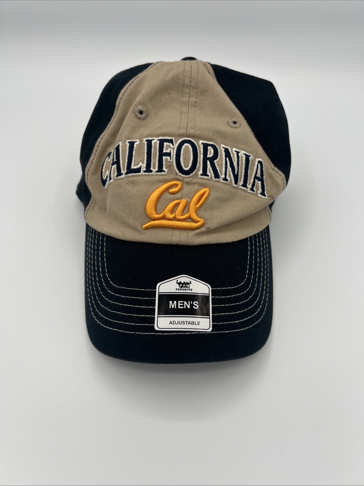 Fan Favorite Men's Cap Hat Adjustable Strap Cal Berkeley New with Tags