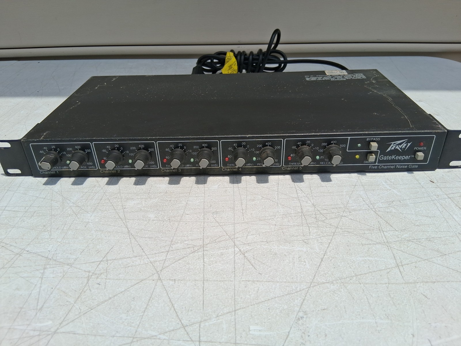 Peavey GateKeeper 5 Channel Noise Gate Audio Signals Studio Receiver