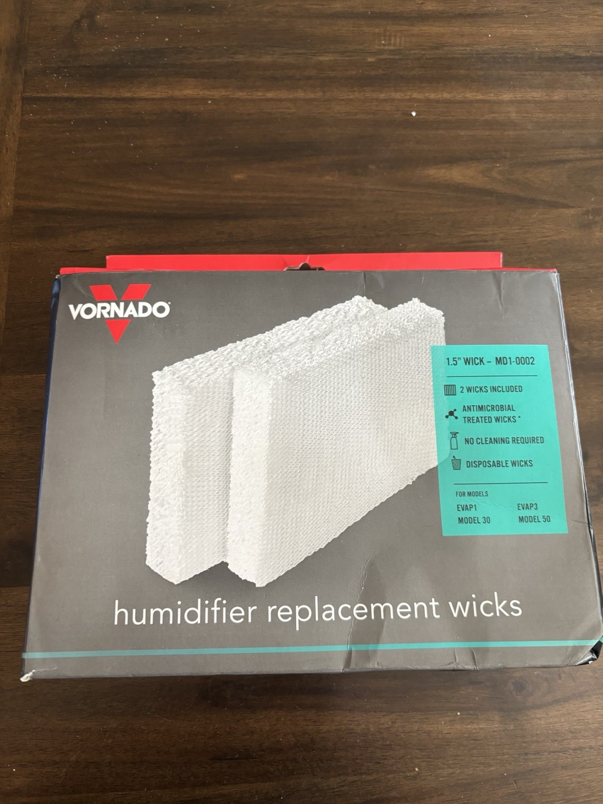 1 PACK Vornado Humidifier Replacement 1.5" Wick Filter MD1-0002 Genuine OEM New