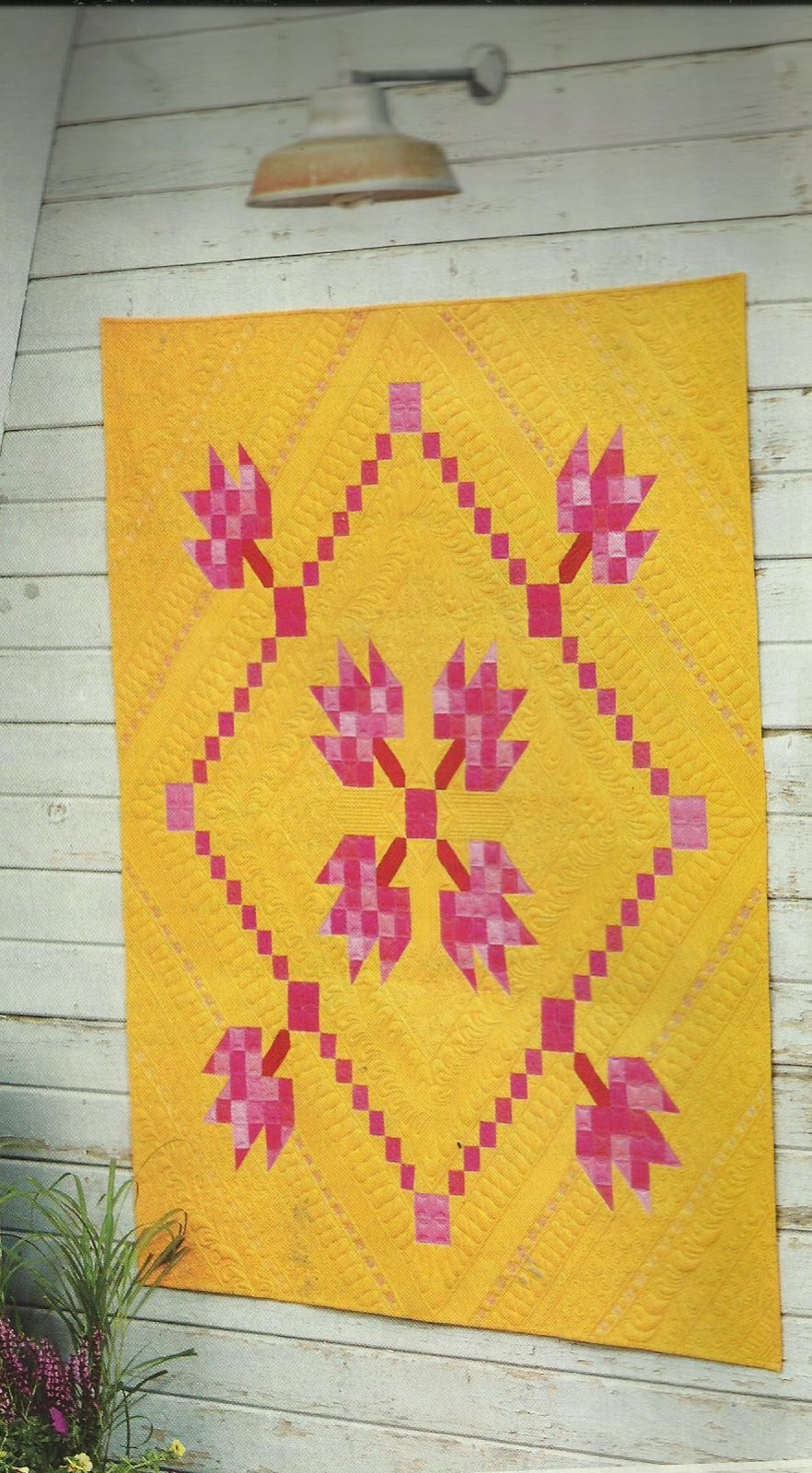 D0185  AUTUMN PATH WALLHANGING QUILT PATTERN/INSTRUCTIONS