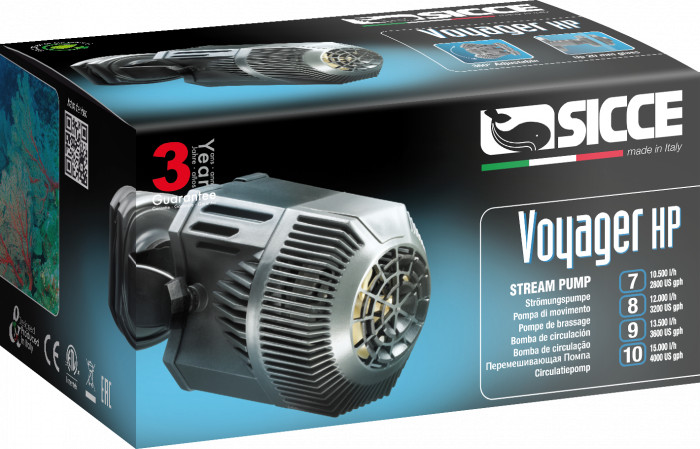 SICCE VOYAGER HP 8 STREAM PUMP  3200 GPH  -  Circulation Aquarium Water SIC308