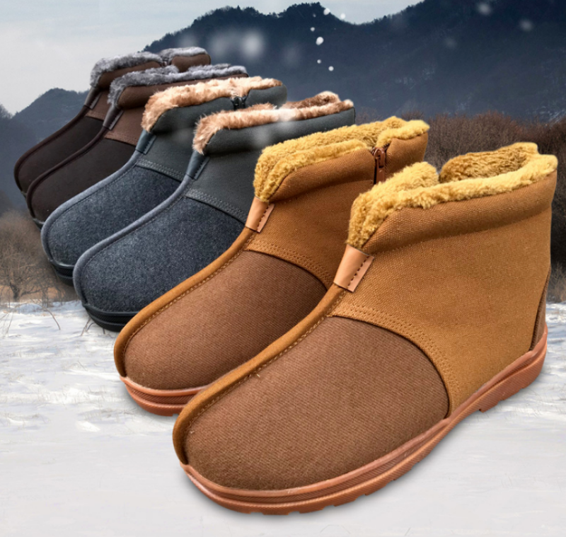 Thick-soled Anti-skid Kungfu Warm Shoes High Quality Shaolin Monk Winter