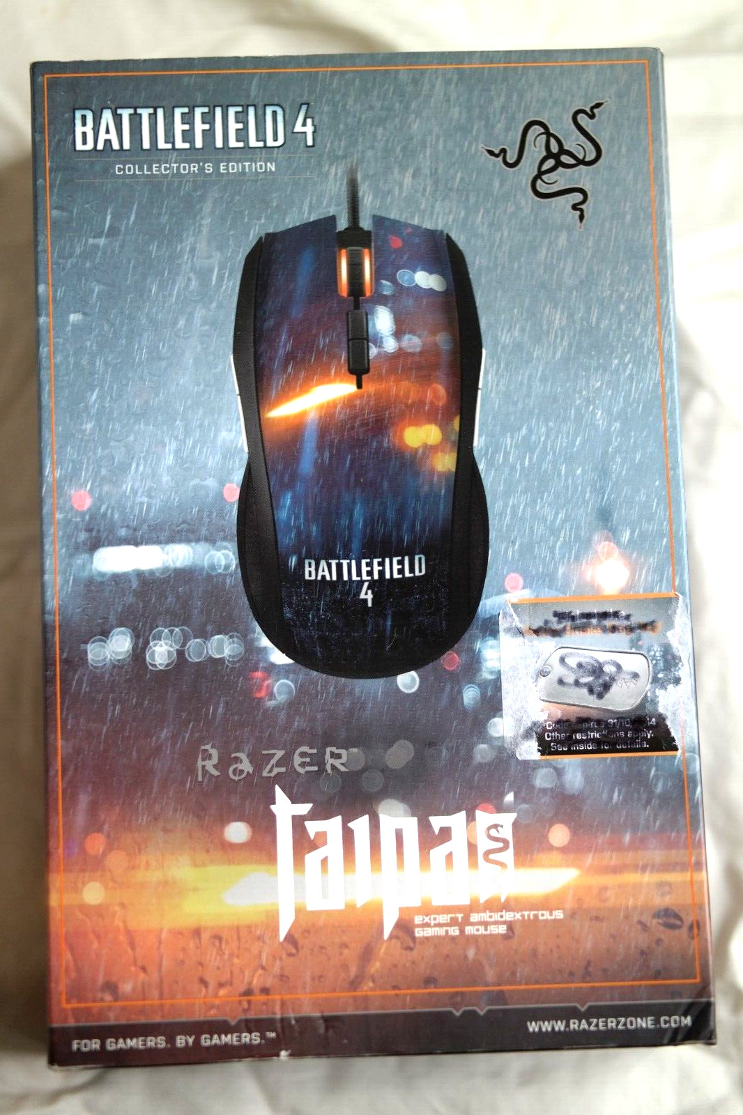 RAZER Taipan Battlefield 4 USB Wired Laser 8200 dpi Gaming Mouse, NEW