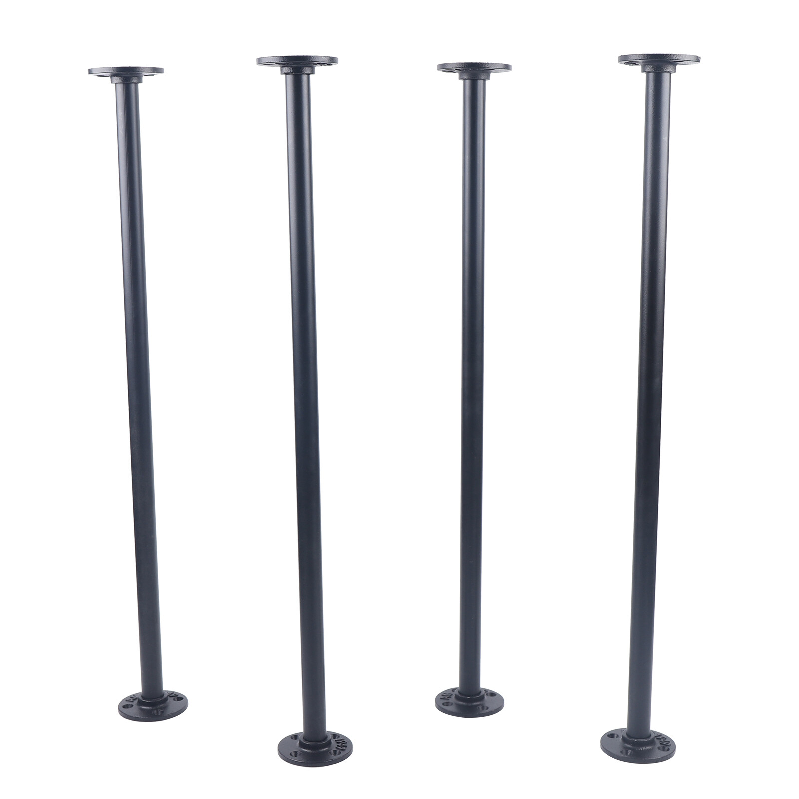 4Pcs 30" 760mm Heavy Duty Industrial Pipe Table Legs Adjustable Table Legs